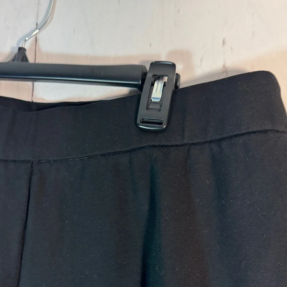 Christopher & Banks 14  Signature Slimming stretch Black Ankle Pants - Picture 2 of 6